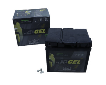 AKUMULATOR MOTO. 12V 30AH/330A P+ ŻELOWY (WYM:179X125X166)