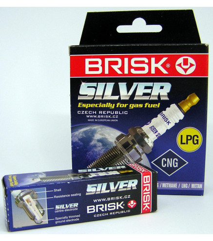 BR14YS-9 (1857) świeca zapłonowa BRISKSilver LPG/CNG - spark plug