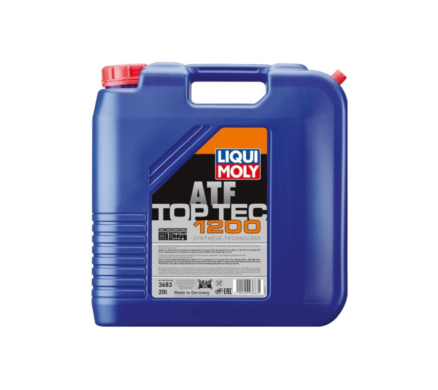 OLEJ LIQUI MOLY ATF TOP TEC 1200 20L / DEX III H / HONDA Z1 / SP-III / T-IV / BMW LT 71141 / VOLVO 97341 / G 055 025