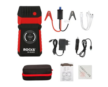 MINI BOOSTER, URZĄDZENIE ROZRUCHOWE WIRELESS, 12V-600A-10000 MAH, ROZRUCH: 600A