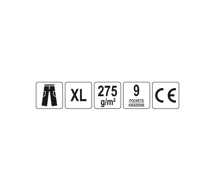 SPODNIE ROBOCZE DUERO ROZM. XL