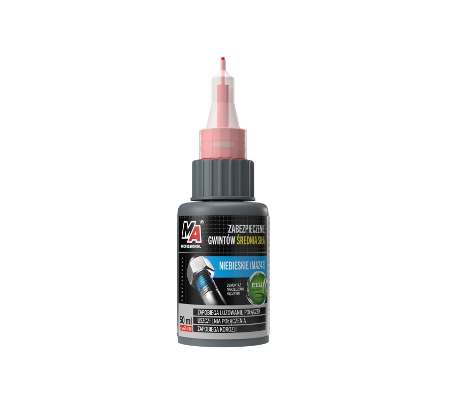 ZABEZPIECZENIE GWINTÓW ŚREDNI NIEBIESKI 50ML OD -54°C - 149°C / MOJE AUTO PROFESSIONAL