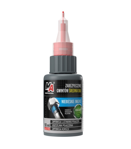 ZABEZPIECZENIE GWINTÓW ŚREDNI NIEBIESKI 50ML OD -54°C - 149°C / MOJE AUTO PROFESSIONAL