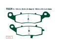 KLOCKI HAM. MOTO. SUZUKI VL 1500 (C 1500 INTRUDER) (05-09)/ SV 650 ( ABS) (07-13)/ DL 650 V-STROM ABS (07-11)