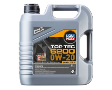 OLEJ LIQUI MOLY 0W20 4L TOP TEC 6200 / 508.00 509.00