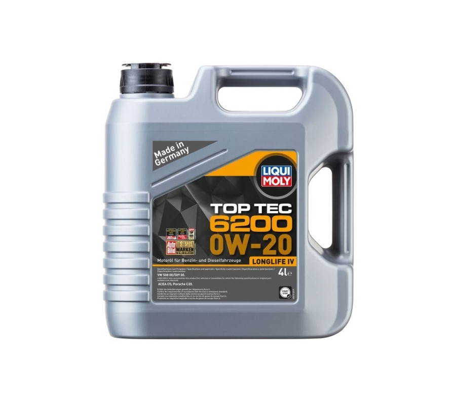 OLEJ LIQUI MOLY 0W20 4L TOP TEC 6200 / 508.00 509.00