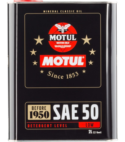 OLEJ MOTUL CLASSIC OIL SAE50 2L / POJAZDY ZABYTKOWE 1950'-