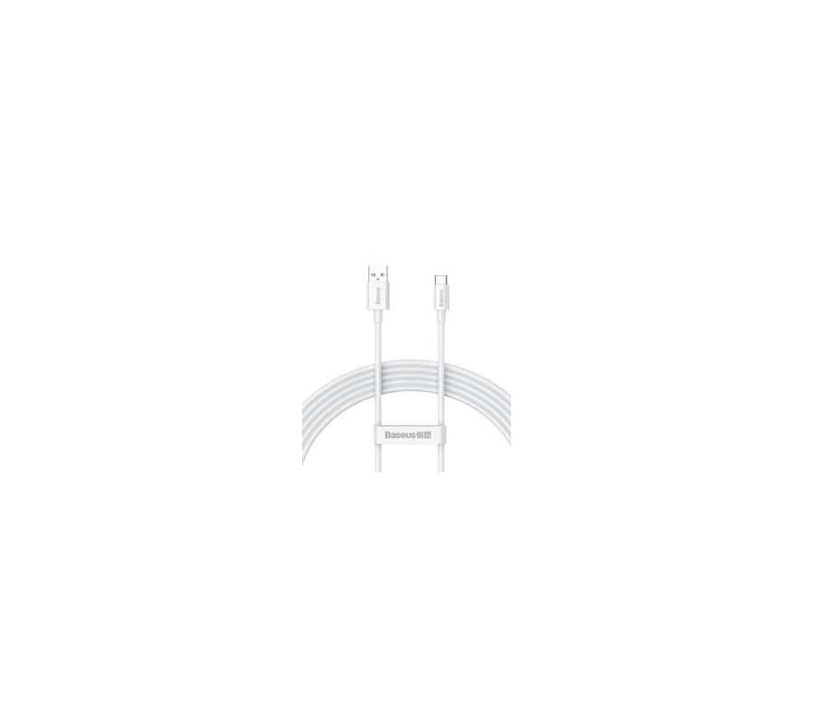 KABEL DO ŁADOWAREK USB DO USB-C SUPERIOR SERIES, 100W, 2M (BIAŁY)