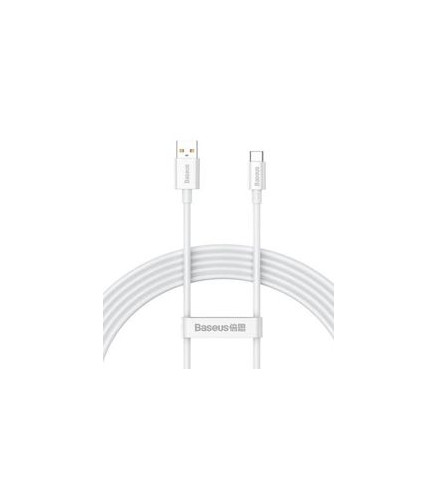 KABEL DO ŁADOWAREK USB DO USB-C SUPERIOR SERIES, 100W, 2M (BIAŁY)