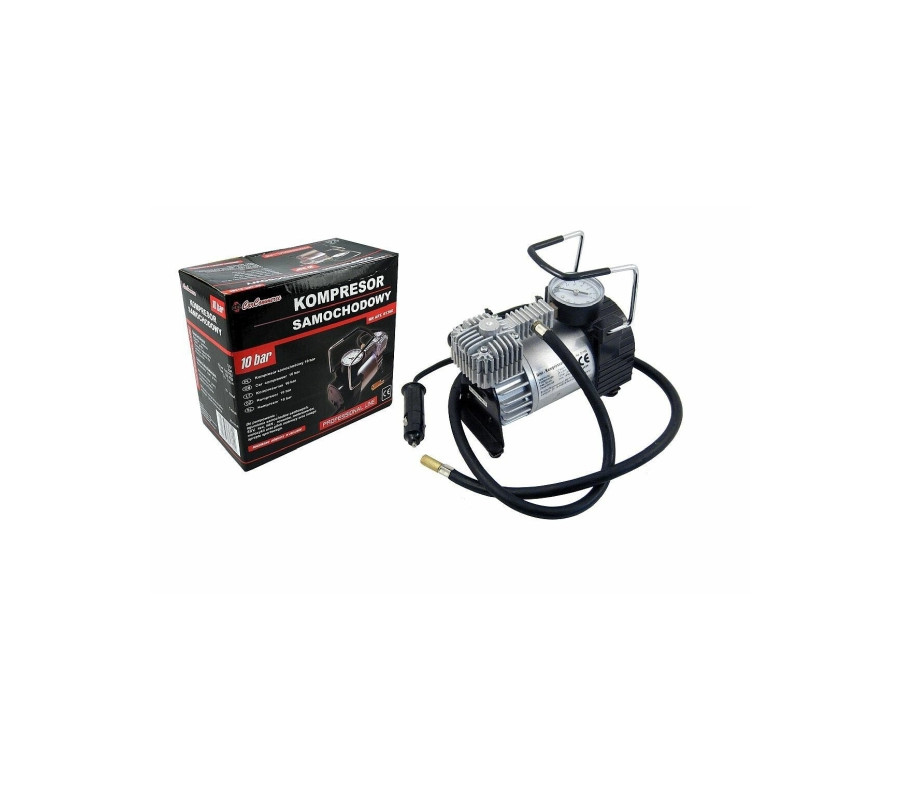 KOMPRESOR SAMOCHODOWY METALOWY 12V 10 BAR