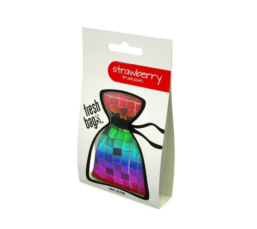 ZAPACH WORECZEK ZAPACHOWY FRESH BAGS ABSTRACT STRAWBERRY