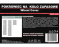 POKROWIEC NA KOŁO ZAPASOWE ROZMIAR D