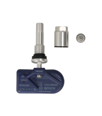 CZUJNIK TPMS ZAWÓR SREBRNY, TYP SKRĘCANY