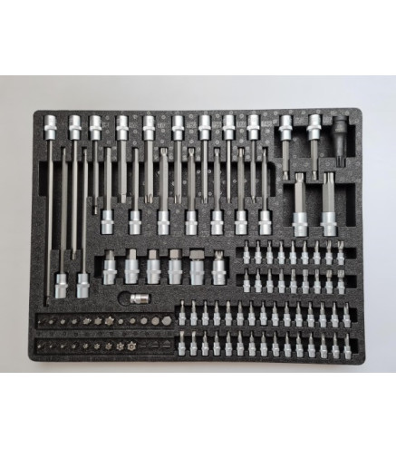 ZESTAW NARZĘDZIOWY DO SZAFKI OK-01.3004, KLUCZE TRZPIENIOWE, 102 CZ Z OK-01.3004