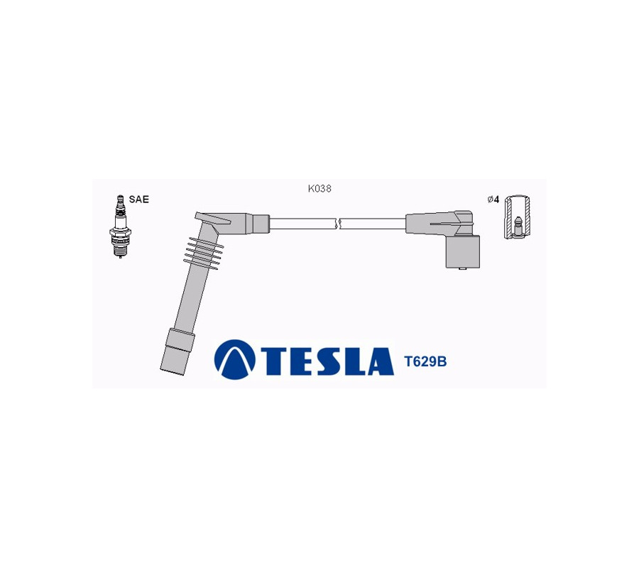 T629B Przewody zapłonowe TESLAOpel