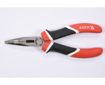 SZCZYPCE WYDŁUŻONE WYGIĘTE, CRV, 160 MM, TRÓJKOLOROWE RĘKOJEŚCI