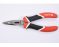 SZCZYPCE WYDŁUŻONE WYGIĘTE, CRV, 160 MM, TRÓJKOLOROWE RĘKOJEŚCI