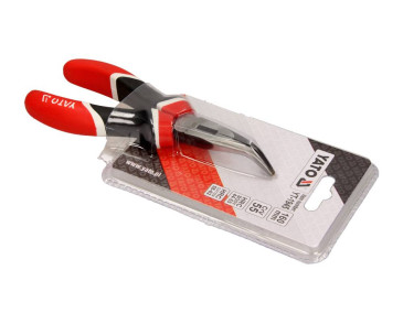 SZCZYPCE WYDŁUŻONE WYGIĘTE, CRV, 160 MM, TRÓJKOLOROWE RĘKOJEŚCI