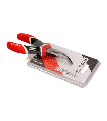 SZCZYPCE WYDŁUŻONE WYGIĘTE, CRV, 160 MM, TRÓJKOLOROWE RĘKOJEŚCI