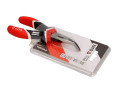 SZCZYPCE WYDŁUŻONE WYGIĘTE, CRV, 160 MM, TRÓJKOLOROWE RĘKOJEŚCI