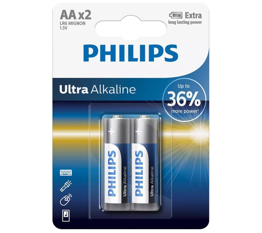 BATERIA AA ULTRA ALKALINE LR6 BLISTER 2SZT.