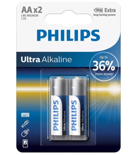 BATERIA AA ULTRA ALKALINE LR6 BLISTER 2SZT.