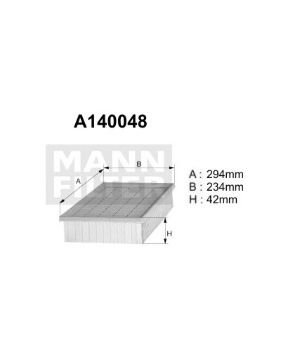 A140048 (AP051) Filtr powietrzaDENCKERMANN