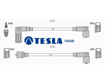 T645B Przewody zapłonowe TESLA
