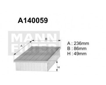 A140059 (AP042) Filtr powietrzaDENCKERMANN