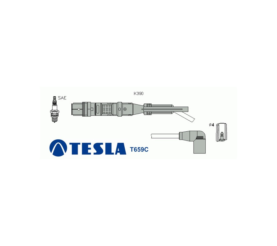 T659C Przewody zapłonowe TESLA