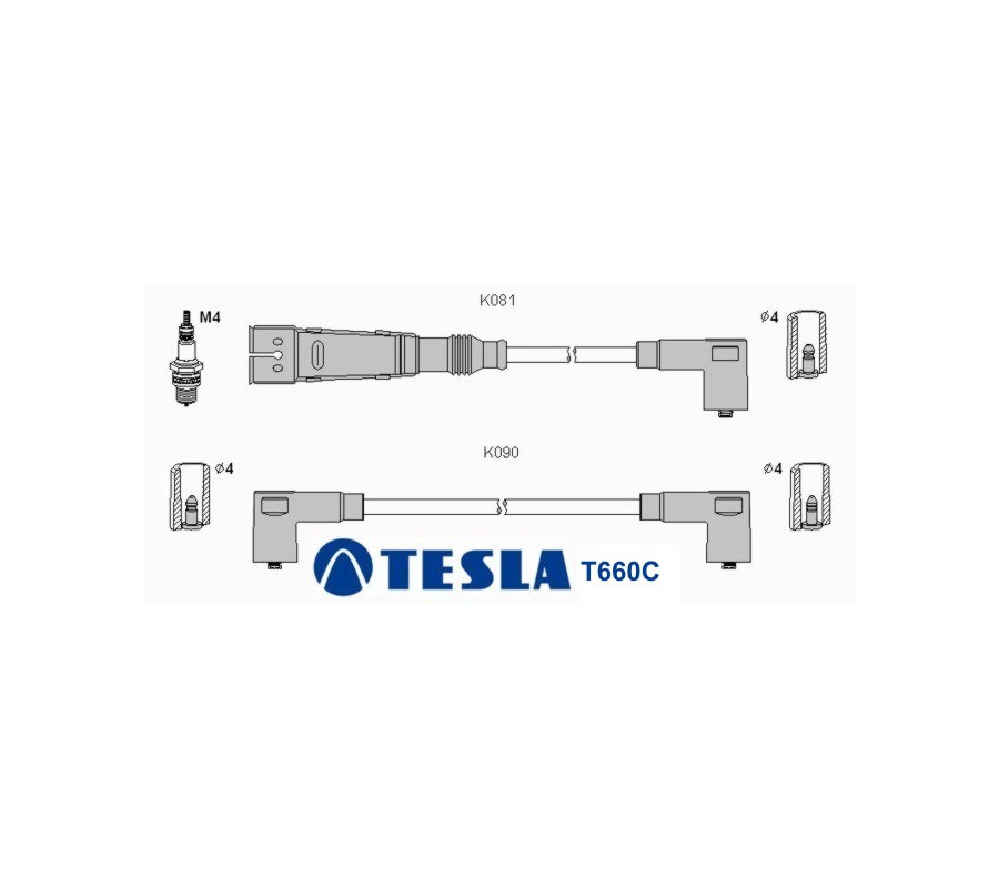 T660C Przewody zapłonowe TESLA