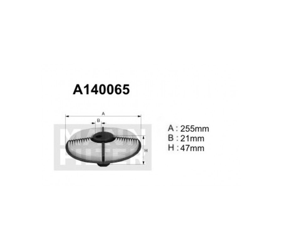 A140065 Filtr powietrza Denckermann