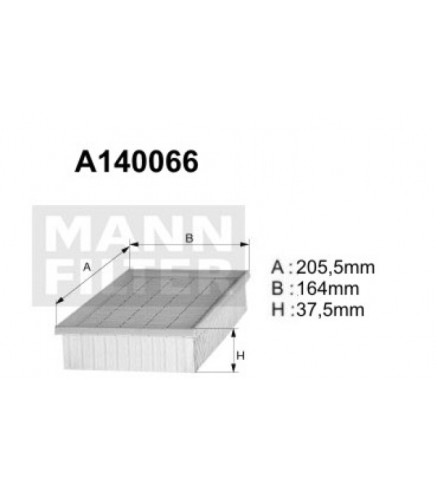 A140066 Filtr powietrza Denckermann