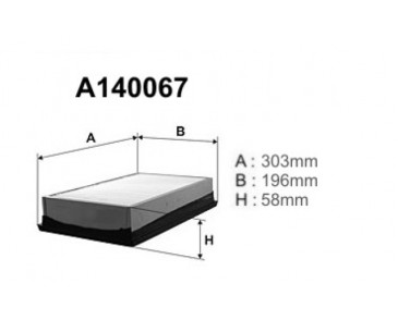 A140067 Filtr powietrza Denckermann