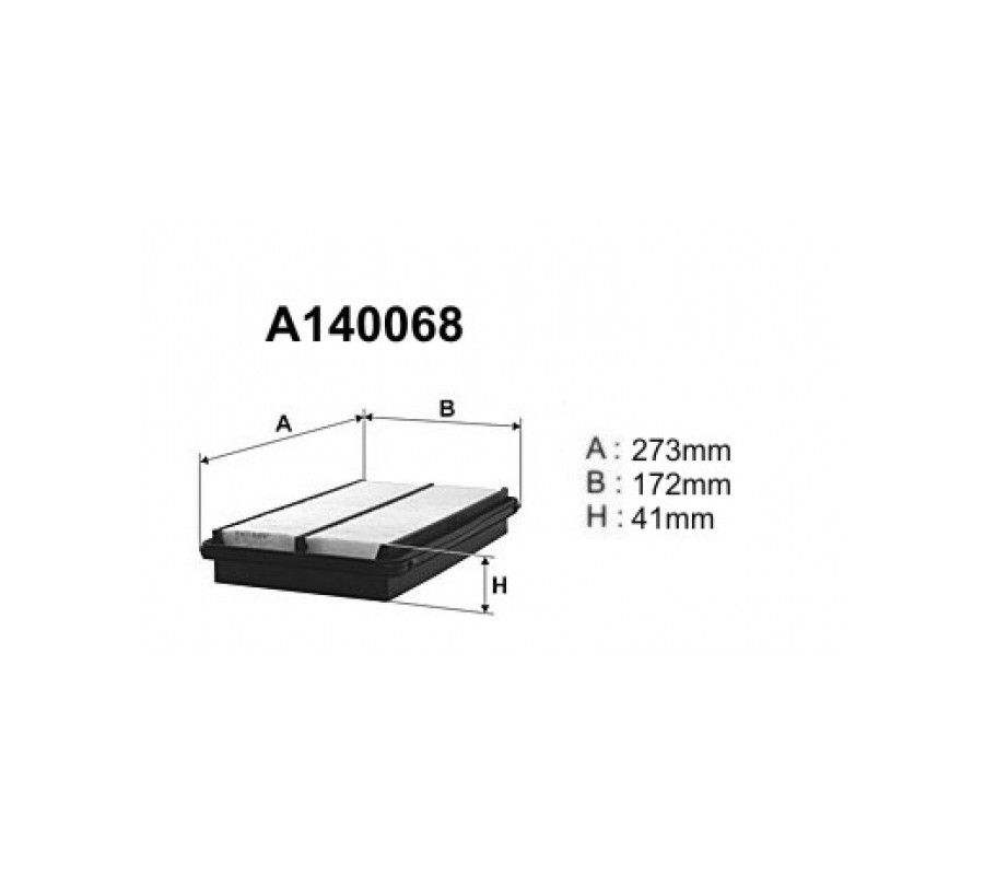 A140068 Filtr powietrza Denckermann