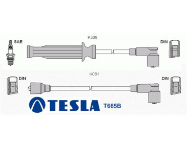 T665B Przewody zapłonowe TESLA