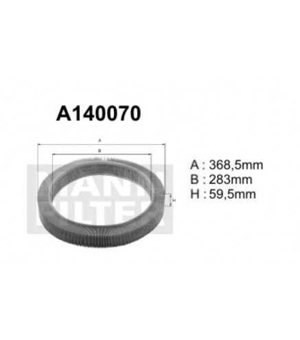 A140070 Filtr powietrza Denckermann