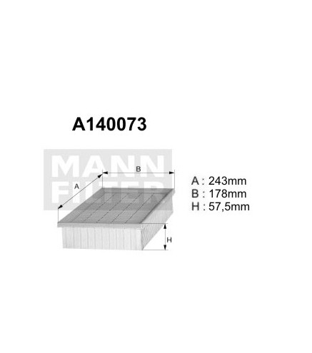 A140073 (AP028) Filtr powietrzaDENCKERMANN