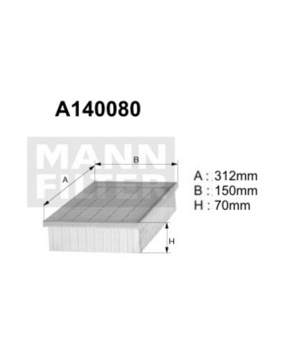 A140080 Filtr powietrza Denckermann