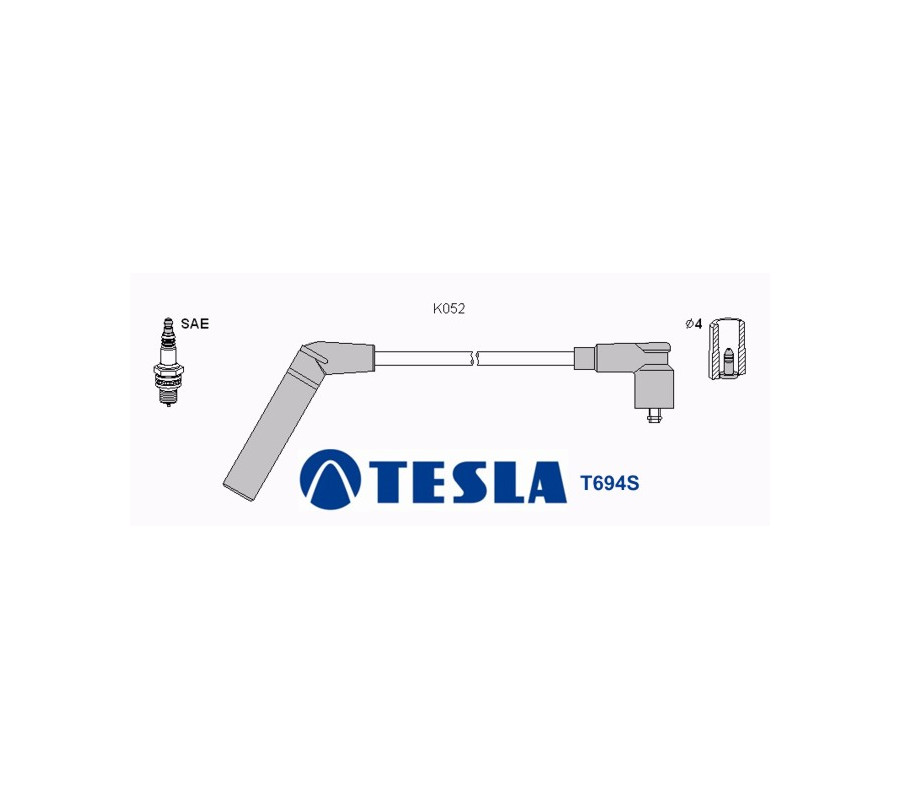 T694S (T694H) Przewody zapłonowe TESLA