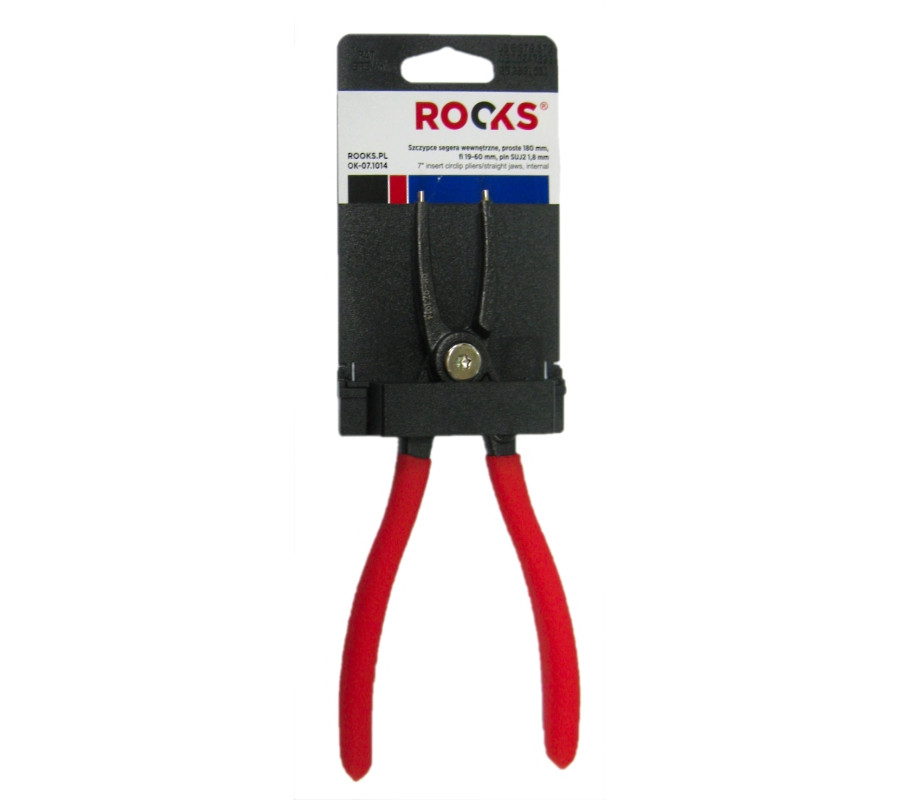 SZCZYPCE SEGERA WEWNĘTRZNE, PROSTE 180 MM, FI 19-60 MM, PIN SUJ2 1,8 MM