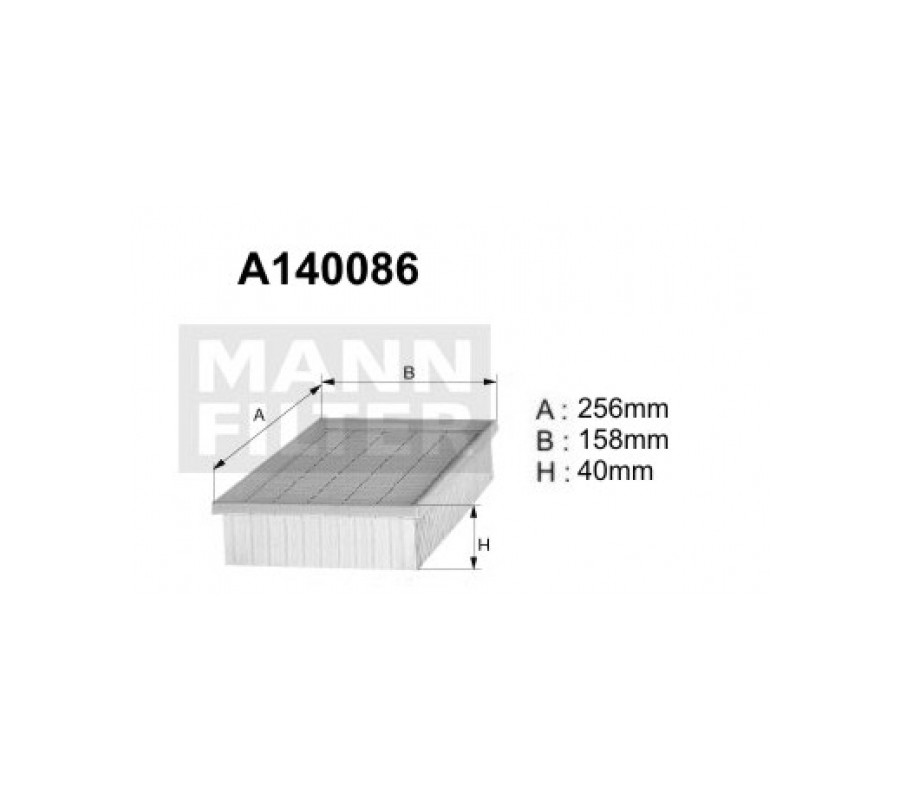 A140086 Filtr powietrza Denckermann