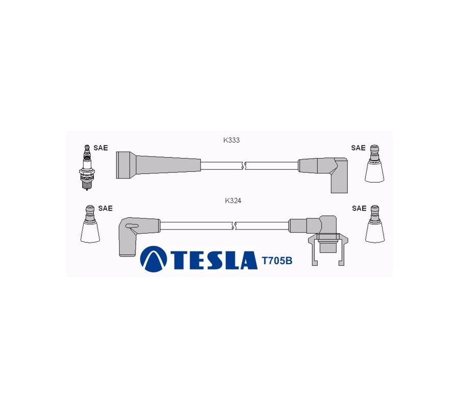 T705B Przewody zapłonowe TESLAReanult