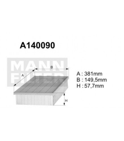 A140090 Filtr powietrza Denckermann