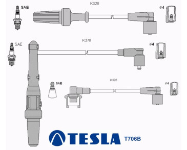 T706B Przewody zapłonowe TESLA