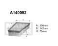 A140092 (AP185/1) filtr powietrzaDENCKERMANN