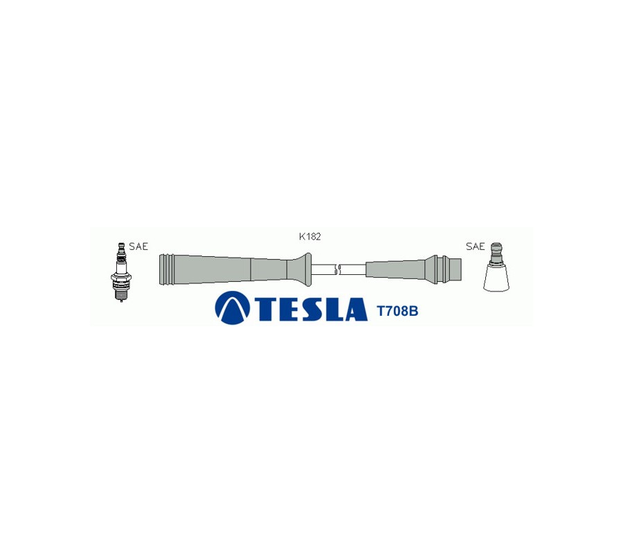 T708B Przewody zapłonowe TESLAReanult Megane