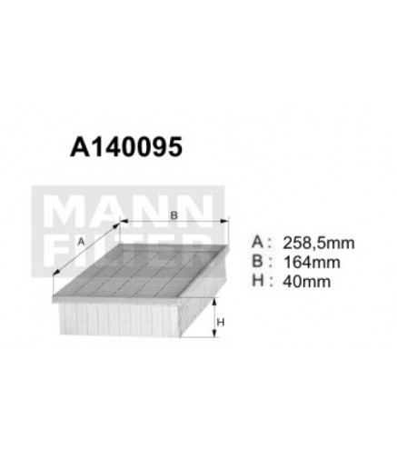 A140095 Filtr powietrza Denckermann