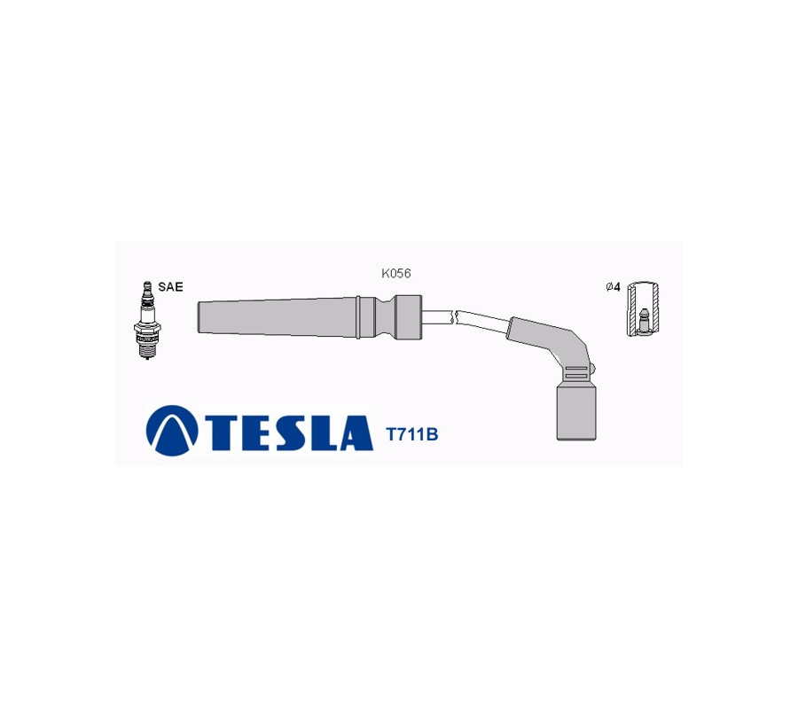 T711G Przewody zapłonowe TESLA