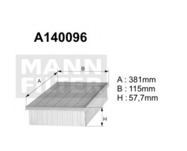 A140096 Filtr powietrza Denckermann